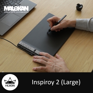 قلم نوری هویون اینسپروی 2(مشکی) سایز لارژ-Huion Inspiroy2/Large
