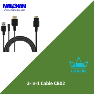 کابل 3به1 یدکی هویون-Huion 3-1 Cable CB02