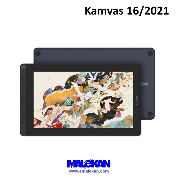 مانیتور طراحی 16اینچ هویون(بهمراه پایه) مدل-(2021)Huion-Kamvas16