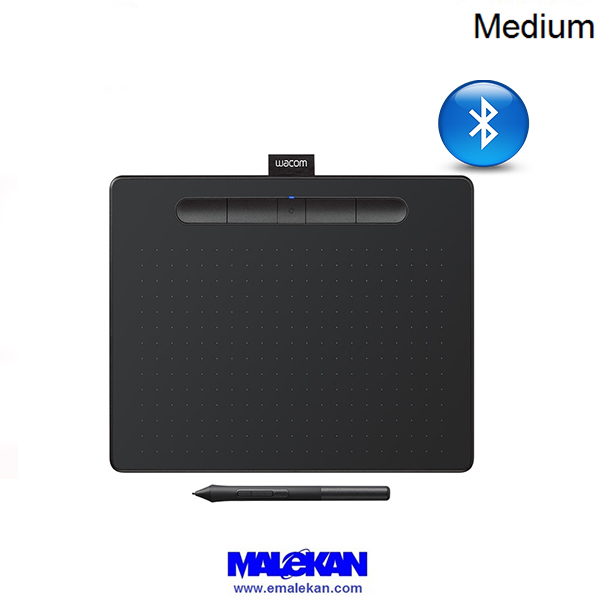 اینتوس مدیوم+بلوتوث رنگ مشکی-Wacom Intuos Medium CTL-6100WL 