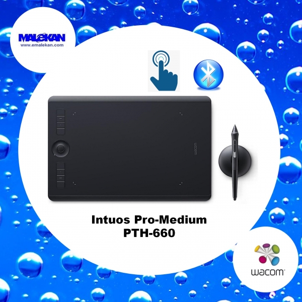 اینتوس پرو وکام سایزمدیوم-Wacom Intuos Pro Medium PTH-660 EN