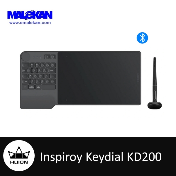 قلم نوری KD200 هویون مدل-Inspiroy Keydial KD200
