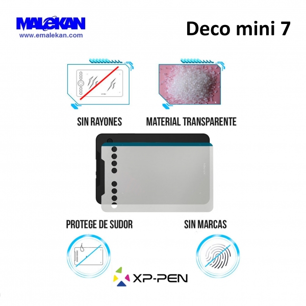 گلس محافظ صفحه قلم نوری مدل Deco mini7
