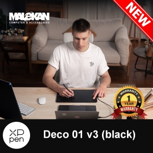 دکو01v3ایکس پی پن(بهمراه یکسال گارانتی رسمی)(مشکی)-Xp pen Deco01v3