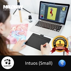 اینتوس وکام 4100اسمال+بلوتوث/مشکی(+یکسال گارانتی رسمی)-Wacom Intuos Small CTL-4100WL 