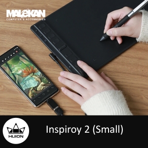 قلم نوری هویون اینسپروی 2(مشکی) سایز اسمال-Huion Inspiroy2/Small