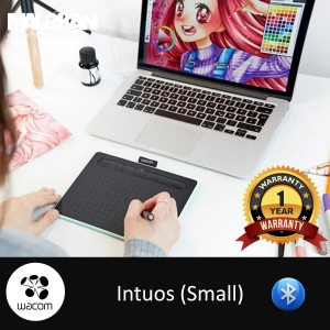 اینتوس وکام اسمال+بلوتوث/ پسته ای(+یکسال گارانتی رسمی)-Wacom Intuos Small CTL-4100WL 