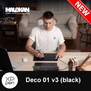دکو01v3ایکس پی پن(مشکی)-Xp pen Deco01v3