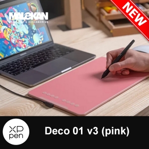 دکو01v3ایکس پی پن(صورتی)-Xp pen Deco01v3