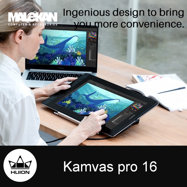 مانیتور طراحی 16 اینچ هویون مدل-Huion-Kamvas Pro 16